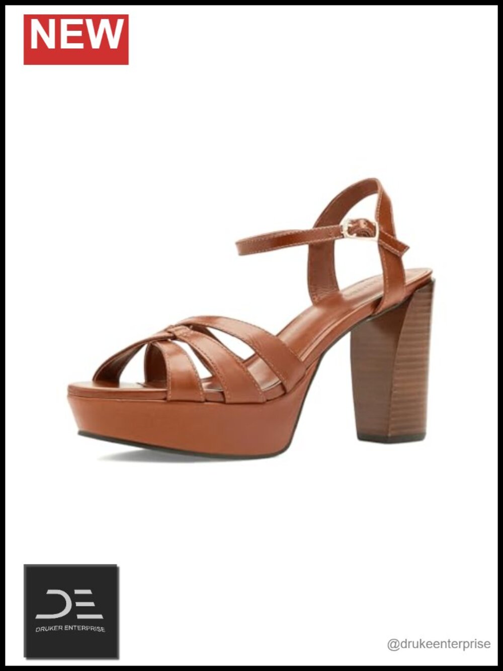Bernardo Vittor Women's Platform Heeled Sandals Leather Ankle Strap